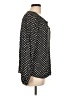 Croft & Barrow 100% Rayon Polka Dots Black Long Sleeve Blouse Size L - photo 4