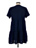 Unbranded Solid Blue Casual Dress Size M - photo 2