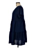 Unbranded Solid Blue Casual Dress Size M - photo 5