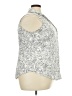 Torrid Silver Sleeveless Button-Down Shirt Size 3X Plus (3) - photo 4