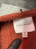 Pink Rose 100% Polyester Burgundy Cardigan Size M - photo 7