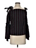 Intermix Black Long Sleeve Blouse Size S - photo 1