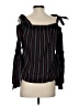 Intermix Black Long Sleeve Blouse Size S - photo 2