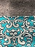 Unbranded Print Teal Casual Dress Size M (estimated) - photo 7
