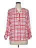 Simply Styled 100% Polyester Red 3/4 Sleeve Blouse Size L - photo 1