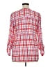 Simply Styled 100% Polyester Red 3/4 Sleeve Blouse Size L - photo 2