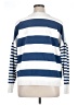 Caslon Stripes Blue Sweatshirt Size XL - photo 2