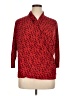 Vince Camuto Red 3/4 Sleeve Blouse Size 1X - photo 1