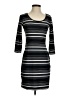 Mudd Stripes Gray Casual Dress Size S - photo 1