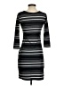 Mudd Stripes Gray Casual Dress Size S - photo 2