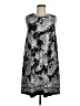 Apt. 9 Paisley Black Silver Casual Dress Size M - photo 1