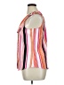 Adrienne Vittadini Stripes Pink Sleeveless Blouse Size L - photo 5