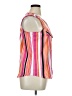 Adrienne Vittadini Stripes Pink Sleeveless Blouse Size L - photo 4