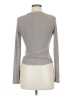 Talula Gray Long Sleeve Top Size M - photo 2