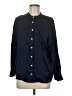 DONNI Black Long Sleeve Button-Down Shirt Size M - photo 1