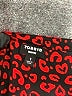 Torrid 100% Polyester Animal Print Red 3/4 Sleeve Blouse Size 1X Plus (1) - photo 7