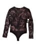 Express 100% Polyester Burgundy Bodysuit Size XS - photo 2