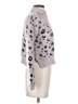 Candie's Floral Gray Turtleneck Sweater Size XS - photo 4