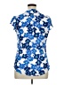 Simply Styled 100% Polyester Blue Short Sleeve Blouse Size L - photo 2