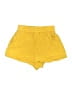 Sundays 100% Cotton Solid Yellow Shorts Size Med (2) - photo 1