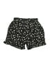 Unbranded 100% Polyester Floral Black Shorts Size 6 - photo 1