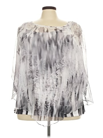 One World 3/4 Sleeve Blouse (view 1)