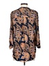 Daniel Rainn 100% Polyester Paisley Blue Long Sleeve Blouse Size S - photo 2