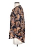 Daniel Rainn 100% Polyester Paisley Blue Long Sleeve Blouse Size S - photo 5