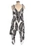 Vince Camuto Graphic White Jumpsuit Size S - photo 2