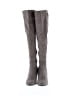 Liz Claiborne Gray Tan Boots Size 8 - photo 2