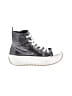 Madden Girl Metallic Silver Black Sneakers Size 2 (youth) - photo 1