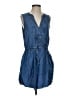 Gap 100% Lyocell Blue Casual Dress Size S - photo 1