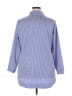Unbranded Stripes Blue 3/4 Sleeve Button-Down Shirt Size 4X - photo 2