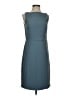 Ann Taylor 100% Polyester Solid Teal Cocktail Dress Size 0 (tall) - photo 1