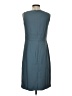 Ann Taylor 100% Polyester Solid Teal Cocktail Dress Size 0 (tall) - photo 2