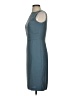 Ann Taylor 100% Polyester Solid Teal Cocktail Dress Size 0 (tall) - photo 5
