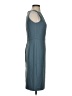 Ann Taylor 100% Polyester Solid Teal Cocktail Dress Size 0 (tall) - photo 4