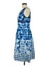 Talbots Print Blue Casual Dress Size 8 - photo 5