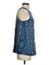 Akemi + Kin Teal Purple Sleeveless Blouse Size S - photo 4