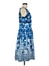 Talbots Print Blue Casual Dress Size 8 - photo 4