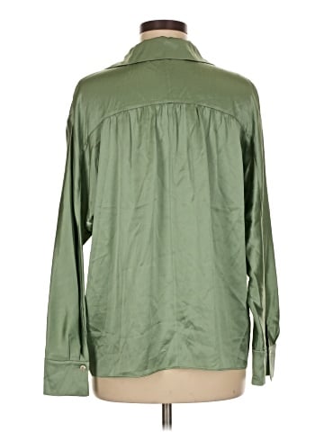 Vince. 3/4 Sleeve Silk Top (view 2)