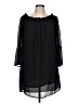 Elia Cher 100% Polyester Solid Black Casual Dress Size 10 - photo 1