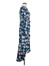 Intermix Floral Blue Casual Dress Size 4 - photo 4