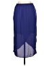 Forever 21 100% Polyester Solid Blue Casual Skirt Size L - photo 2