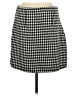 Old Navy 100% Polyester Houndstooth Black Casual Skirt Size M - photo 2
