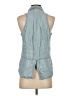 Cloth & Stone Blue Sleeveless Button-Down Shirt Size S - photo 2