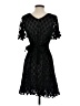 Anna Sui 100% Nylon Polka Dots Black Cocktail Dress Size 2 - photo 2