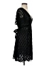Anna Sui 100% Nylon Polka Dots Black Cocktail Dress Size 2 - photo 4