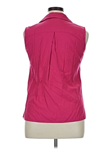 Karen Scott Sleeveless Button-Down Shirt (view 2)