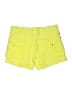 Alice + Olivia Solid Yellow Cargo Shorts Size 0 (estimated) - photo 2